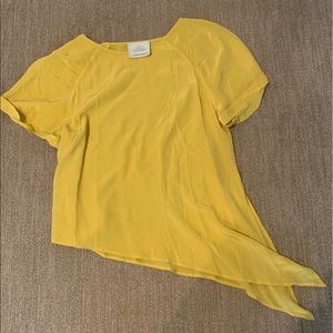 Madison Marcus yellow blouse